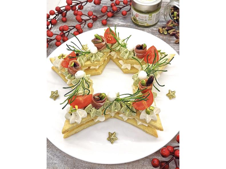 Pisztácia pesztós tejszínes torta