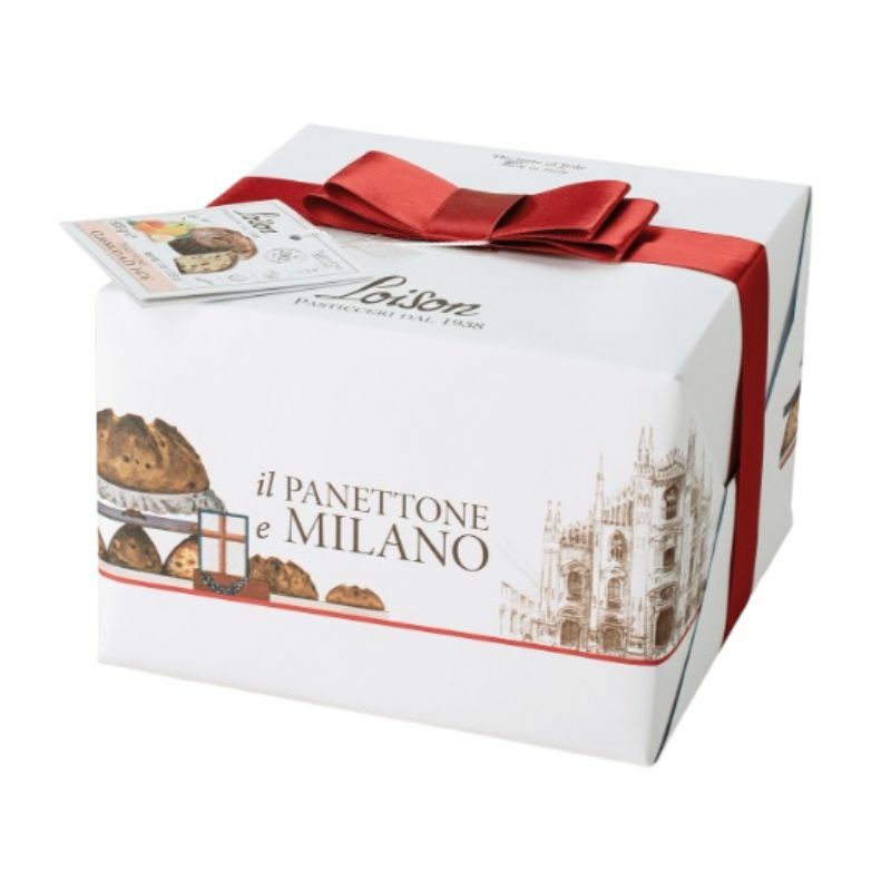 Loison e Milano klasszikus panettone dobozban 500 g