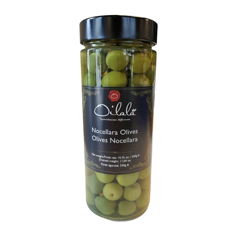 Oilalá olasz Nocellara olívabogyó egész 560 g